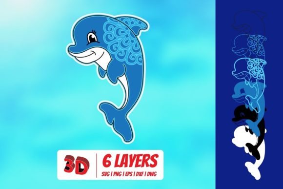 3D Dolphin SVG: A Bold, Stylish Choice