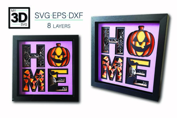 3D Halloween Home SVG: A Creative and Practical Choice for Digital Decor
