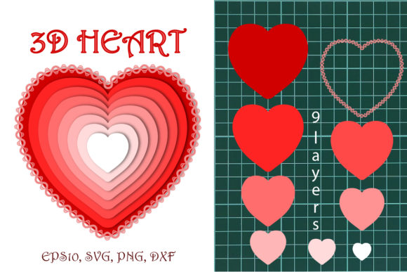 3D Heart: A Creative and Emotional Expression in Digital Design
