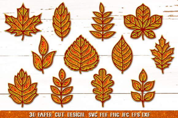 3D Leaves Bundle SVG: A Creative Tool for Digital Design