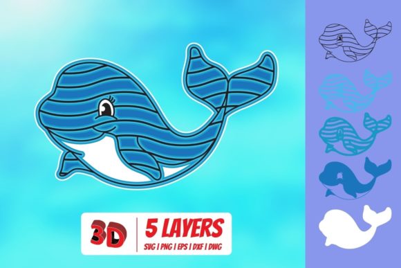 3D Whale SVG: A Unique Digital Asset for Creative and Technical Use