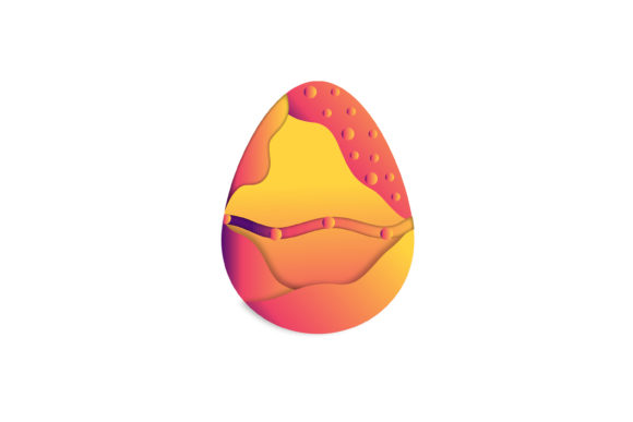 Exploring the Aesthetic and Symbolism of the Easter Icon 3D Egg Yellow Gradation