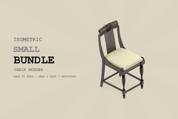 Exploring the Visual Depth of the Isometric Chair 3D Render Pack 81
