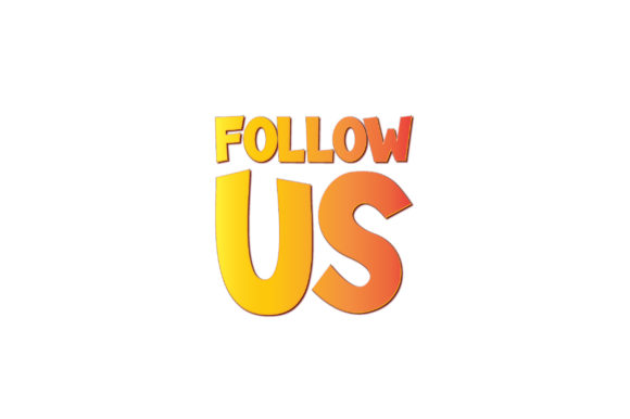 FOLLOW US 3D Text Effect Vector for Dynamic Visuals