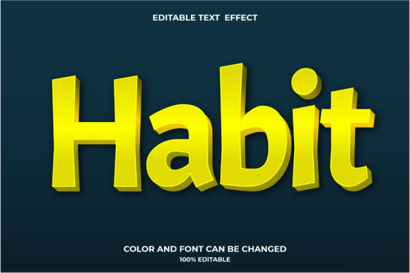 Habit Stylish Editable 3D Text Effect: A Practical Tool for Creative Workflows