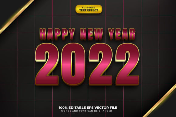 Happy New Year Editable 3D Text Effect: A Creative Tool for Digital Celebrations