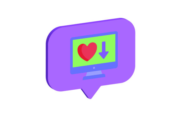 Icon Laptop 3D Love: A Creative Twist