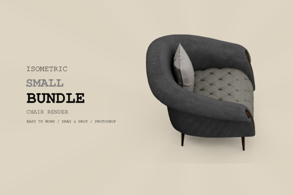 Isometric Armchair 3D Renderin Pa 154