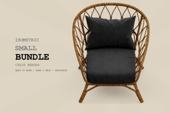 Isometric Armchair 3D Rendering Pack 14: A Comprehensive Overview