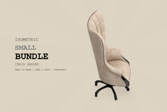 Isometric Armchair 3D Rendering Pack 3: A Practical Tool for Designers and Creators