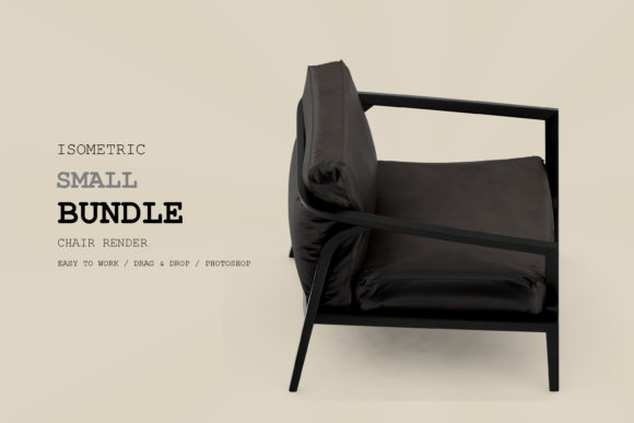 Isometric Armchair 3D Rendering Pack 82: A Creative Tool for Design and Visualization