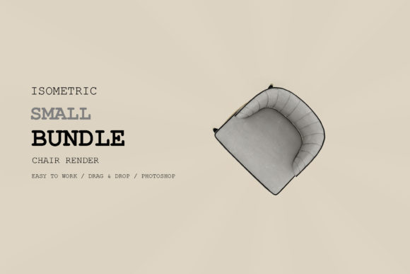 Isometric Chair 3D Render Pack 108: A Designer's Secret Weapon