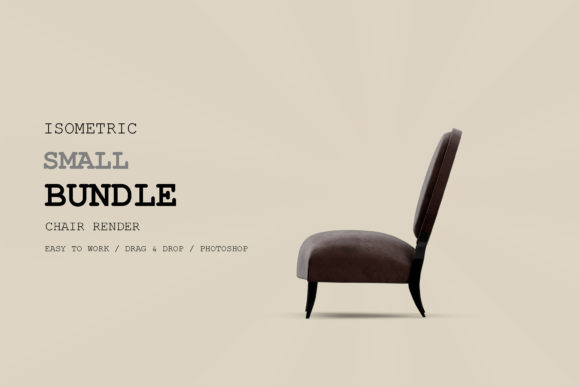 Isometric Chair 3D Render Pack 110: Mastering Workflow Integration and Visual Consistency
