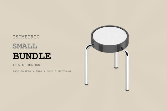 Isometric Chair 3D Render Pack 50