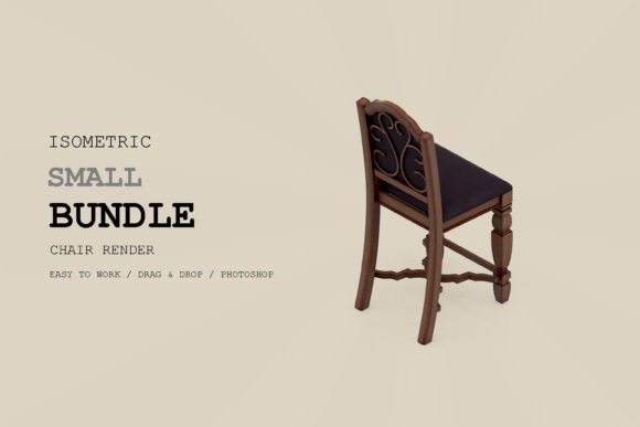 Isometric Chair 3D Render Pack 88: Visual Tools for Clear Communication
