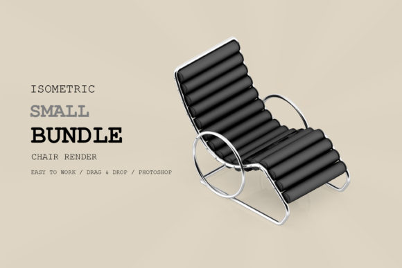 Isometric Chair 3D Render Pack 97: A Strategic Asset for Visual Communication