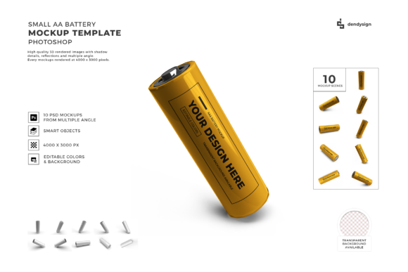 Small AA Battery 3D Mockup Set Bundle: A Comprehensive Guide