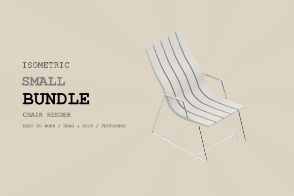 Using the Isometric Chair 3D Render Pack 16 in Real Design and Content Workflows